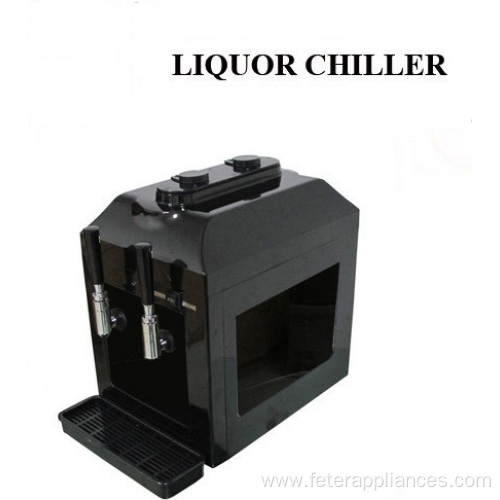 Compressor cooling one or two taps liquor chiller